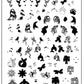 Tribal Spirits by Minnie (CjS LC-39) Steel Stamping Plate 14 x 9 Clear Jelly Stamper 