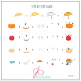 Bring on the Color (CjS-245) Steel Nail Art Stamping Plate