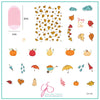 Bring on the Color (CjS-245) Steel Nail Art Stamping Plate