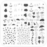 Bring on the Color (CjS-245) Steel Nail Art Stamping Plate