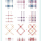 layered-nail-art-stamping-plate-how-to-card-showing-colorful-images-of-plaid-patterns-tartan-and-a-patterned-heart