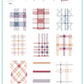 layered-nail-art-stamping-plate-inspo-card-showing-colorful-images-of-plaid-patterns-tartan-and-a-heart-and-words-for-nail-art