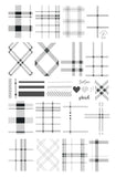 Build Your Own Plaid (CjS-276) Steel Nail Art Stamping Plate