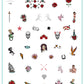 Tattoo (CjSLC-86) Steel Nail Art Stamping Plate