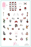 Tattoo (CjSLC-86) Steel Nail Art Stamping Plate