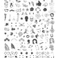 Tattoo (CjSLC-86) Steel Nail Art Stamping Plate