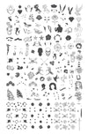 Tattoo (CjSLC-86) Steel Nail Art Stamping Plate