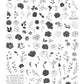 Flora (CjSLC-87) Steel Nail Art Stamping Plate