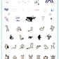 Celestial Zoo (CjS-225) Steel Nail Art Layered Stamping Plate