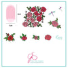Painting the Roses Red (CjS-112) Steel Stamping Plate 6x6 Clear Jelly Stamper 