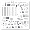 Crafty Life (CjS-114) Steel Stamping Plate 8 x 8 Clear Jelly Stamper 