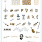 Keep it Classic (CjS-120) Steel Nail Art Stamping Plate 14 x 9 Clear Jelly Stamper 