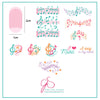 Musical Score (CjS-122) Steel Nail Art Stamping Plate 6x6 Clear Jelly Stamper 