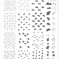 Fallpaper - Singing in the Rain (CjS-131) Steel Nail Art Stamping Plate 14 x 9 Clear Jelly Stamper 