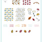 Fallpaper - Singing in the Rain (CjS-131) Steel Nail Art Stamping Plate 14 x 9 Clear Jelly Stamper 