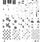 Summer (CjS-160) Steel Stamping Plate 14 x 9 Clear Jelly Stamper 