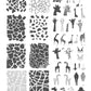 Wild Kingdom - Giraffe (CjS-174) Steel Stamping Plate 14 x 9 Clear Jelly Stamper 