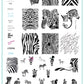 Wild Kingdom - Zebra (CjS-175) Steel Stamping Plate 14 x 9 Clear Jelly Stamper 