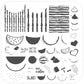 One in a Melon (CjS-182) Steel Layered Nail Art Stamping Plate