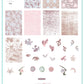 Grunge Series - Dainty (CjS-190) Steel Stamping Plate 14 x 9 Clear Jelly Stamper 