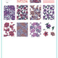 Textiles Series - 3 (CjS-191) Steel Stamping Plate 14 x 9 Clear Jelly Stamper 