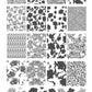 Textiles Series - 3 (CjS-191) Steel Stamping Plate 14 x 9 Clear Jelly Stamper 
