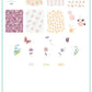 Spring Daisy (CjS-194) Steel Stamping Plate 14 x 9 Clear Jelly Stamper 