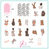 The Nude Series -  Au Naturel (CjS-196) Steel Nail Art Stamping Plate