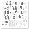 The Nude Series -  Au Naturel (CjS-196) Steel Nail Art Stamping Plate
