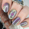 Grunge Series - Chic (CjS-201) Steel Nail Art Stamping Plate