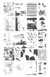 Grunge Series - City (CjS-202) Steel Stamping Nail Art Plate