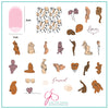 The Nude Series - Sensual (CjS-204) Steel Nail Art Stamping Plate