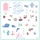 I Need Vitamin SEA (CjS-207) Steel Layered Nail Art Stamping Plate