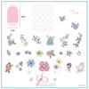 Spring Ballet (CjS-213) Steel Nail Art Stamping Plate