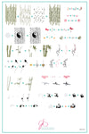 Panda and Friends (CjS-215) Steel Nail Art Stamping Plate