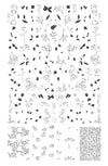 Vine & Dandy (CjS-248) Steel Nail Art Stamping Plate