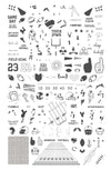 The Big Game (CjS-259) Steel Nail Art Stamping Plate
