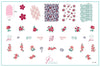 Flirty & Fierce (CjS-260) Steel Nail Art Stamping Plate