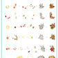 layered-nail-art-stamping-plate-how-to-card-with-colorful-designs-of-sunflowers-and-autumn-leaves