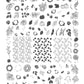 layered-nail-art-stamping-plate-with-designs-of-sunflowers-pumpkins-and-autumn-leaves
