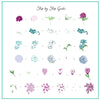 Floral Blossom - Four (CjS-282) Steel Nail Art Stamping Plate