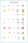 If I Could be a Flower (CjS-284) Steel Nail Art Stamping Plate