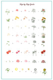 If I Could be a Flower (CjS-284) Steel Nail Art Stamping Plate