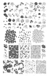 If I Could be a Flower (CjS-284) Steel Nail Art Stamping Plate