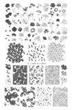 If I Could be a Flower (CjS-284) Steel Nail Art Stamping Plate
