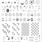 Bunny Foo Foo (CjSH-31) Steel Stamping Plate 14 x 9 Clear Jelly Stamper 