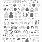 Here Comes the Bride (CjS-70) Steel Nail Art Stamping Plate 14 x 9 Clear Jelly Stamper 