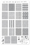 Knitters Gonna Knit (CjS-96) Steel Nail Art Stamping Plate 14 x 9 Clear Jelly Stamper 