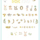 Life in Bloom (CjS-97) Steel Nail Art Stamping Plate 14 x 9 Clear Jelly Stamper 