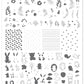 Life in Bloom (CjS-97) Steel Nail Art Stamping Plate 14 x 9 Clear Jelly Stamper 